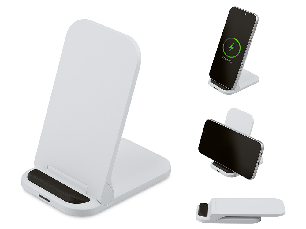 Беспроводное зарядное устройство Foldy, 15 Вт, белый