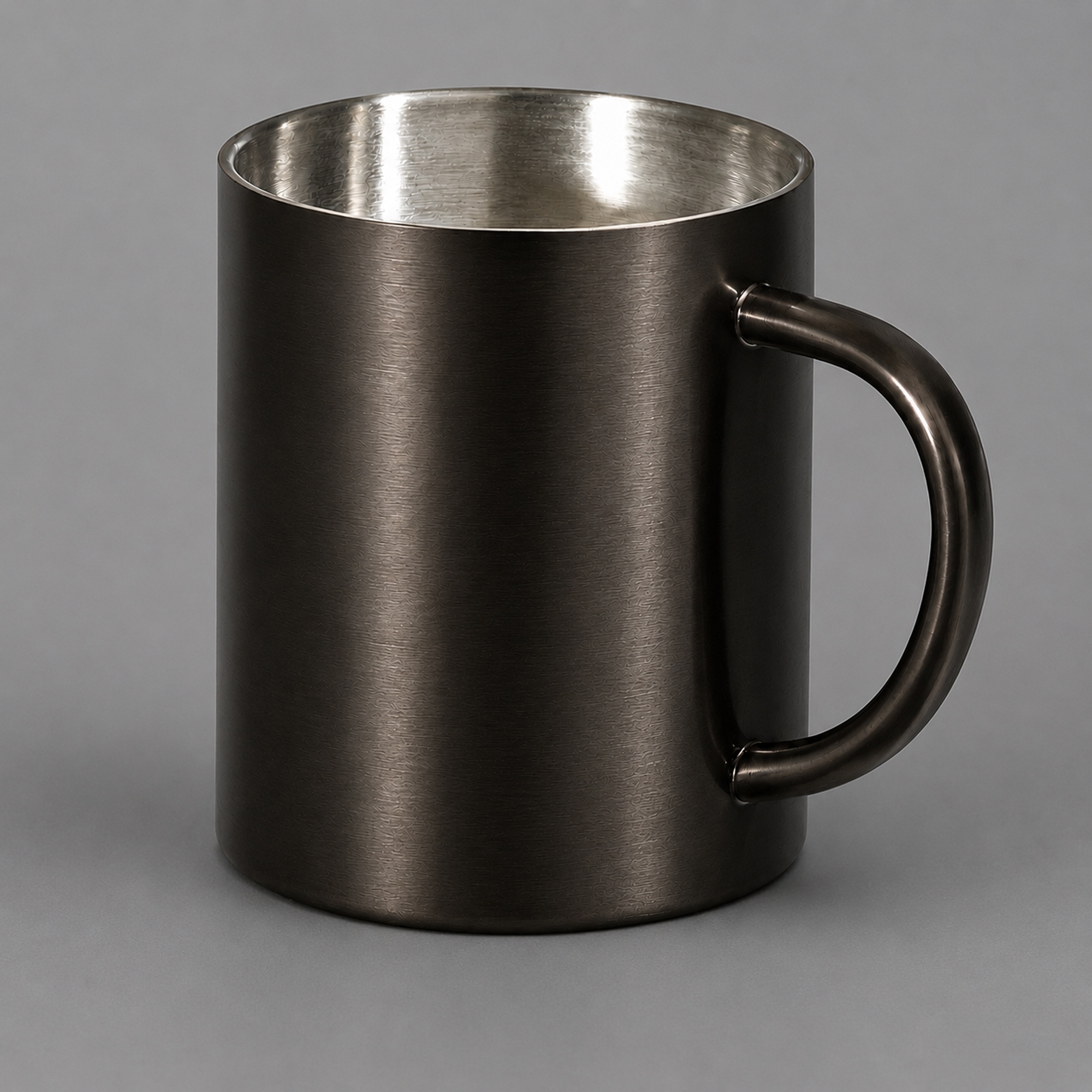 Стальная кружка с двойными стенками Altai, gun metal