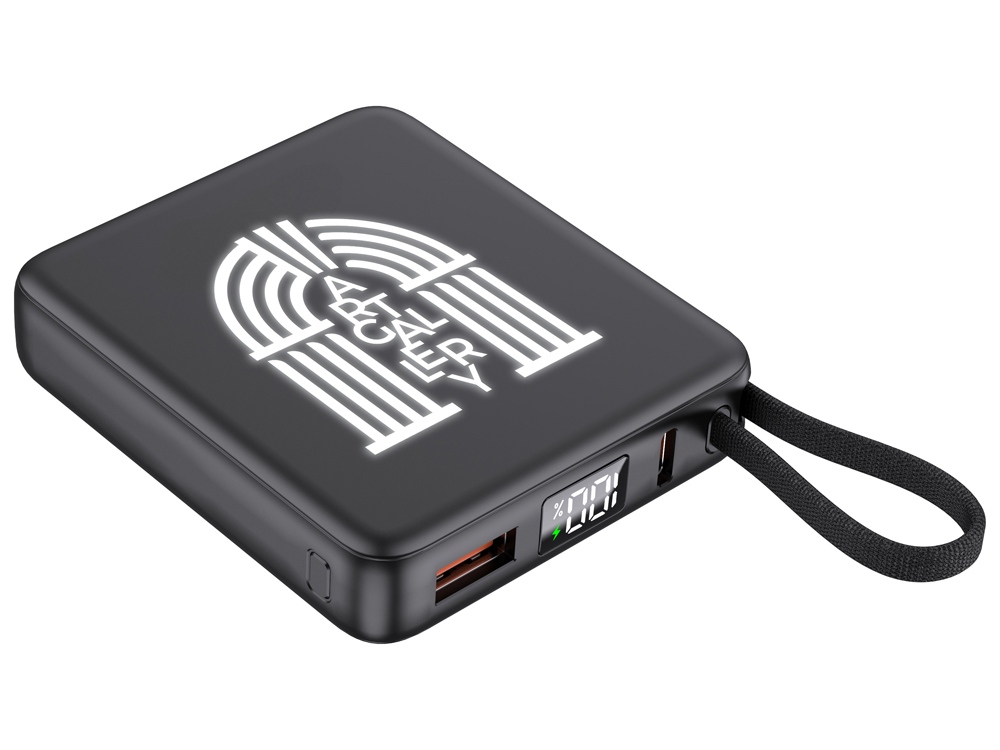 Внешний аккумулятор с подсветкой лого Nex, 5000 мАч