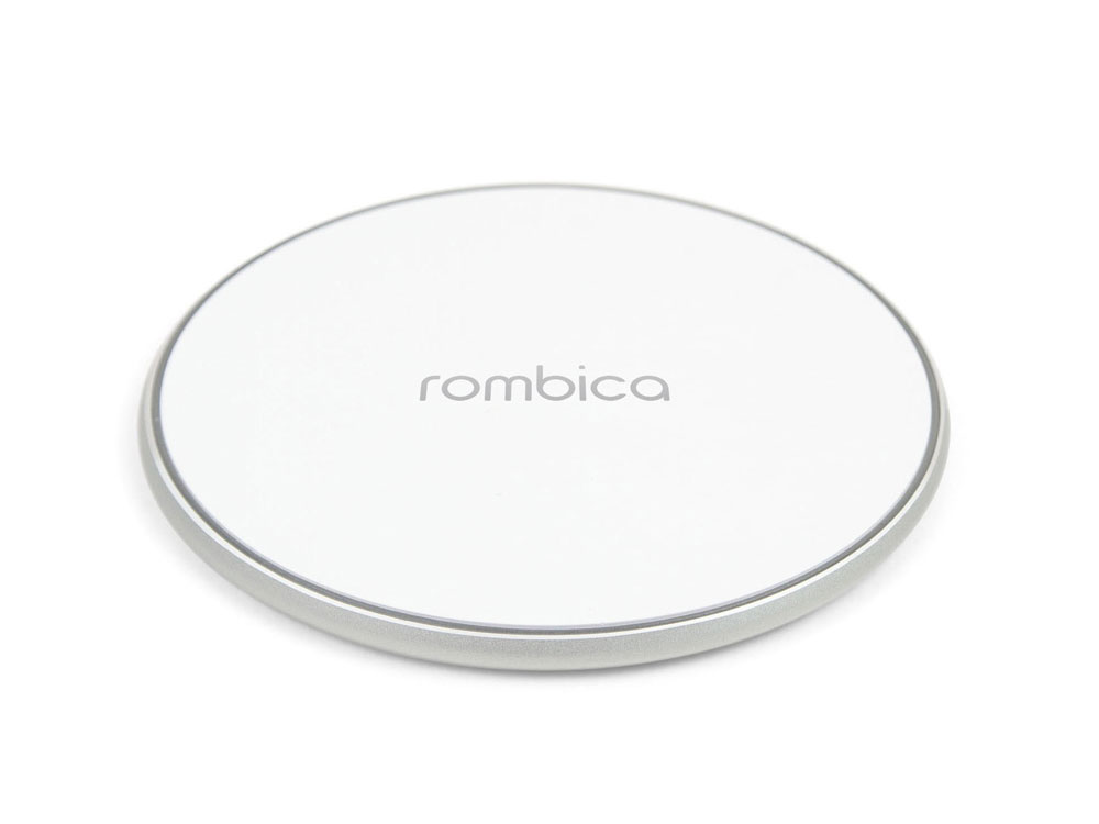 Беспроводное зарядное устройство Rombica  NEO Core Quick c быстрой зарядкой, белый (с лого) (Р)