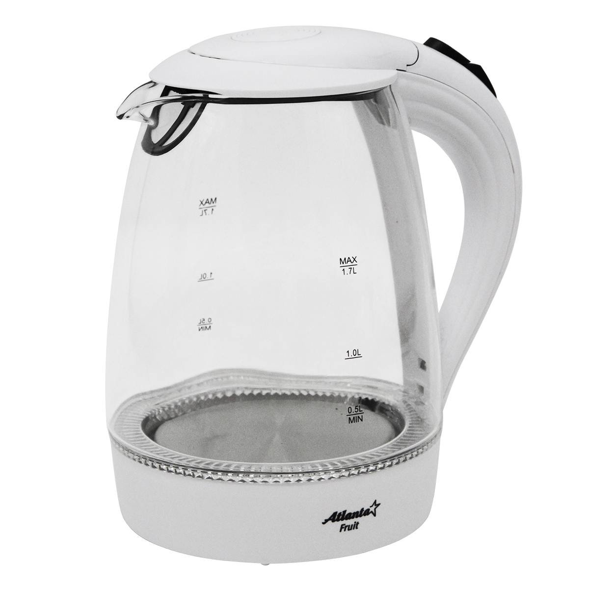ATH-2461 (white)  Чайник стеклянный электрический