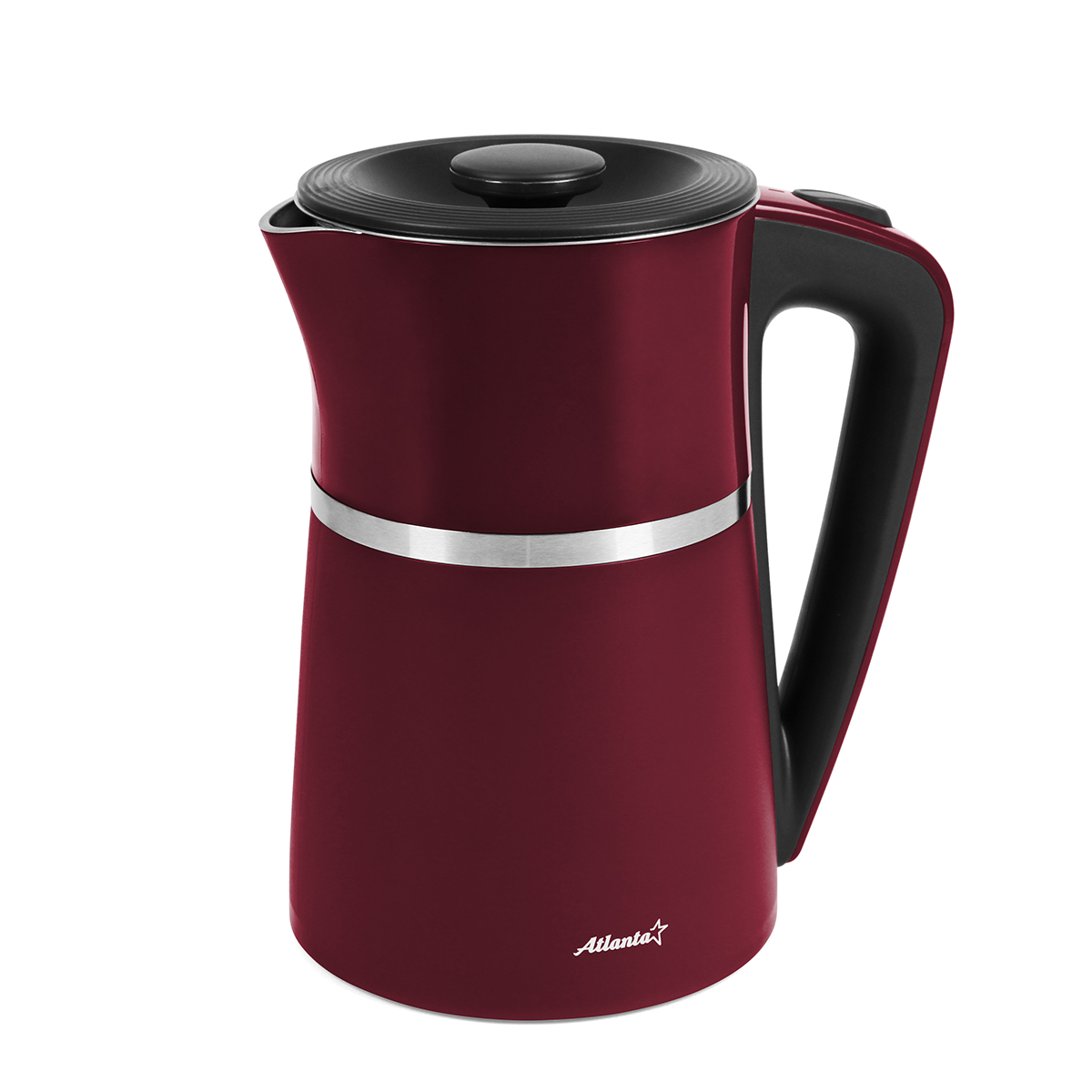 ATH-2448 (bordo) Чайник двухстенный электрический