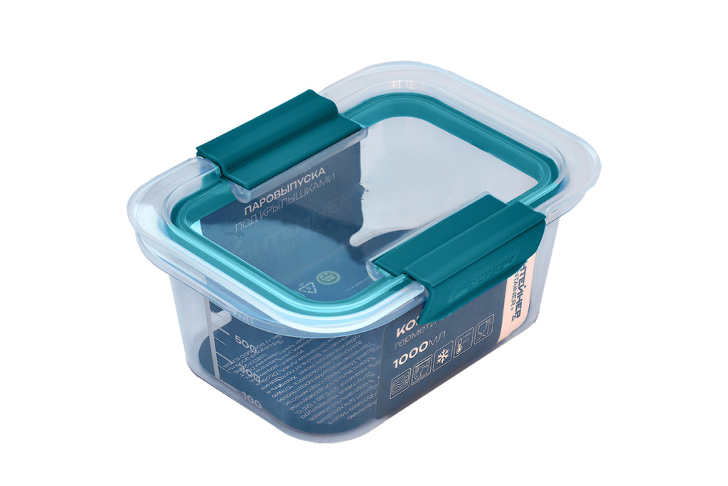 RUS-575060 Контейнер пластиковый, 1000 мл