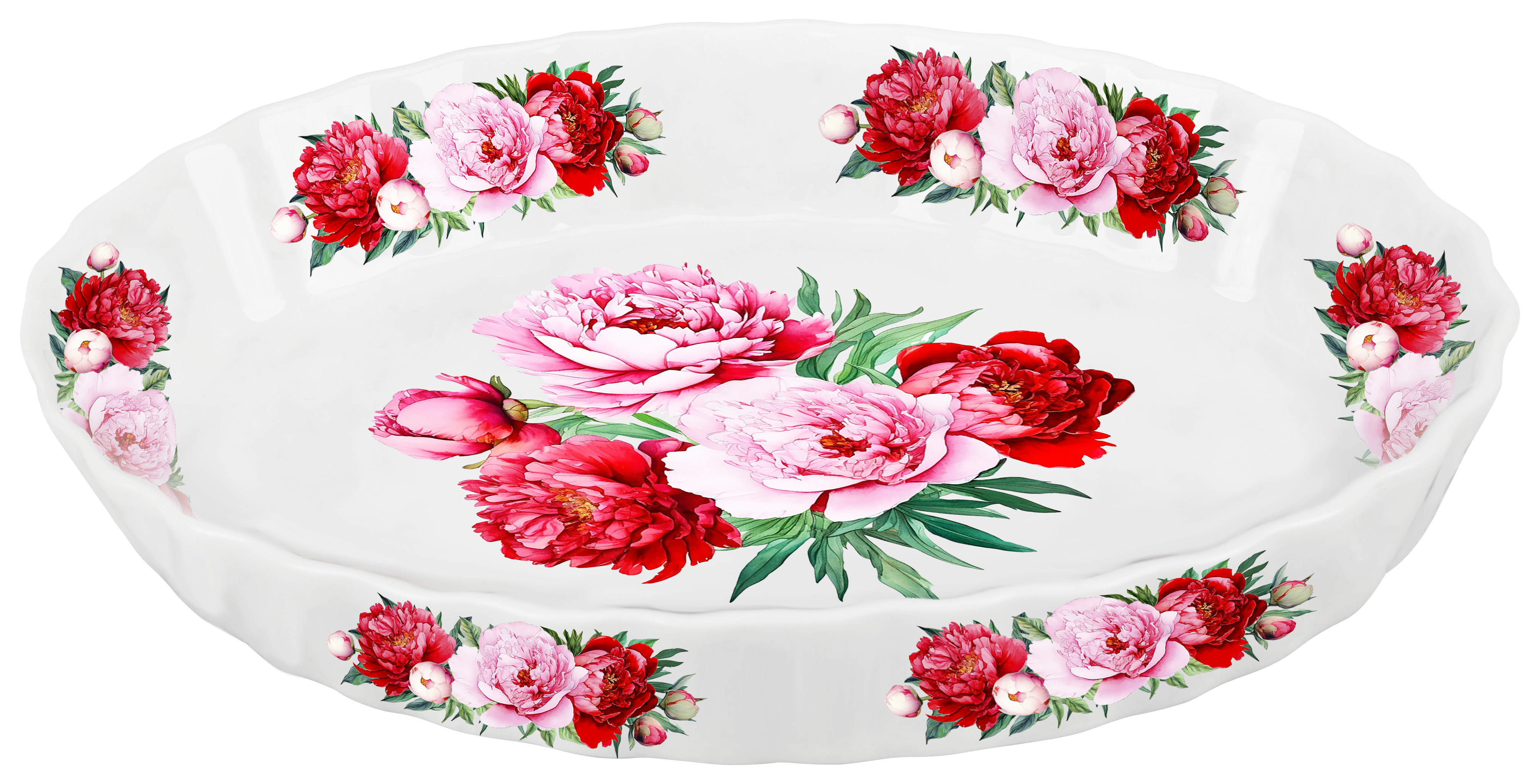 P035129 Peonies Блюдо овальное
