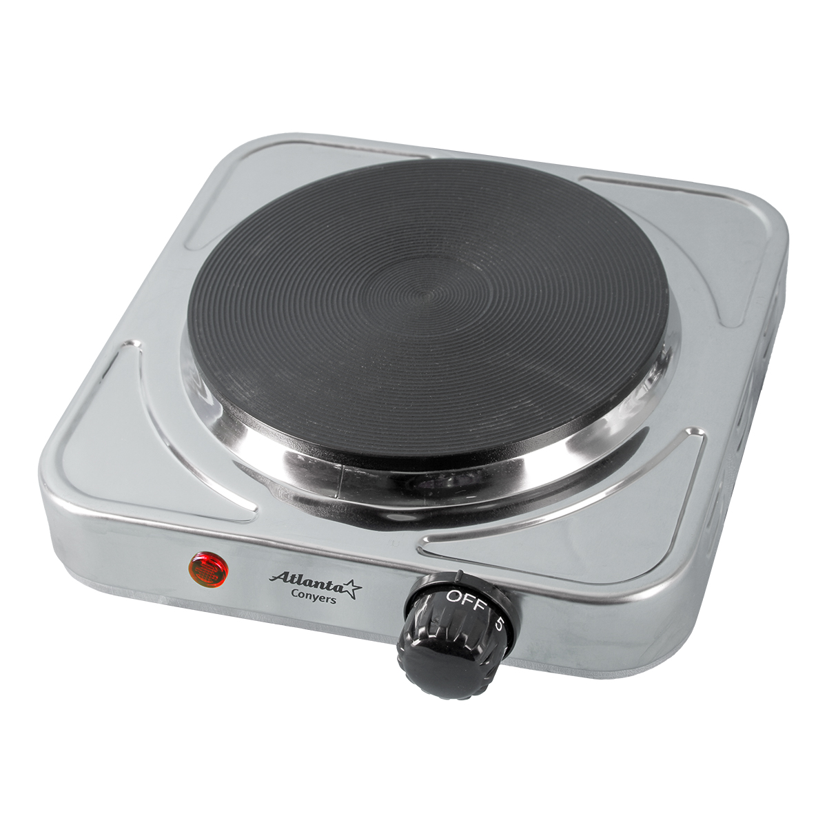 ATH-1735 (silver) Электроплитка одноконфорочная