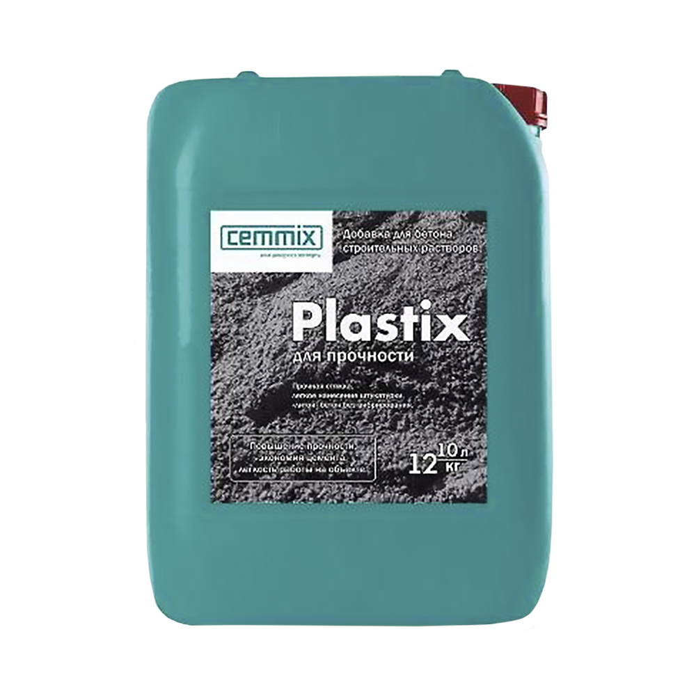 ПЛАСТИФИКАТОР "PLASTIX"  10 Л (1/80) "CEMMIX" 