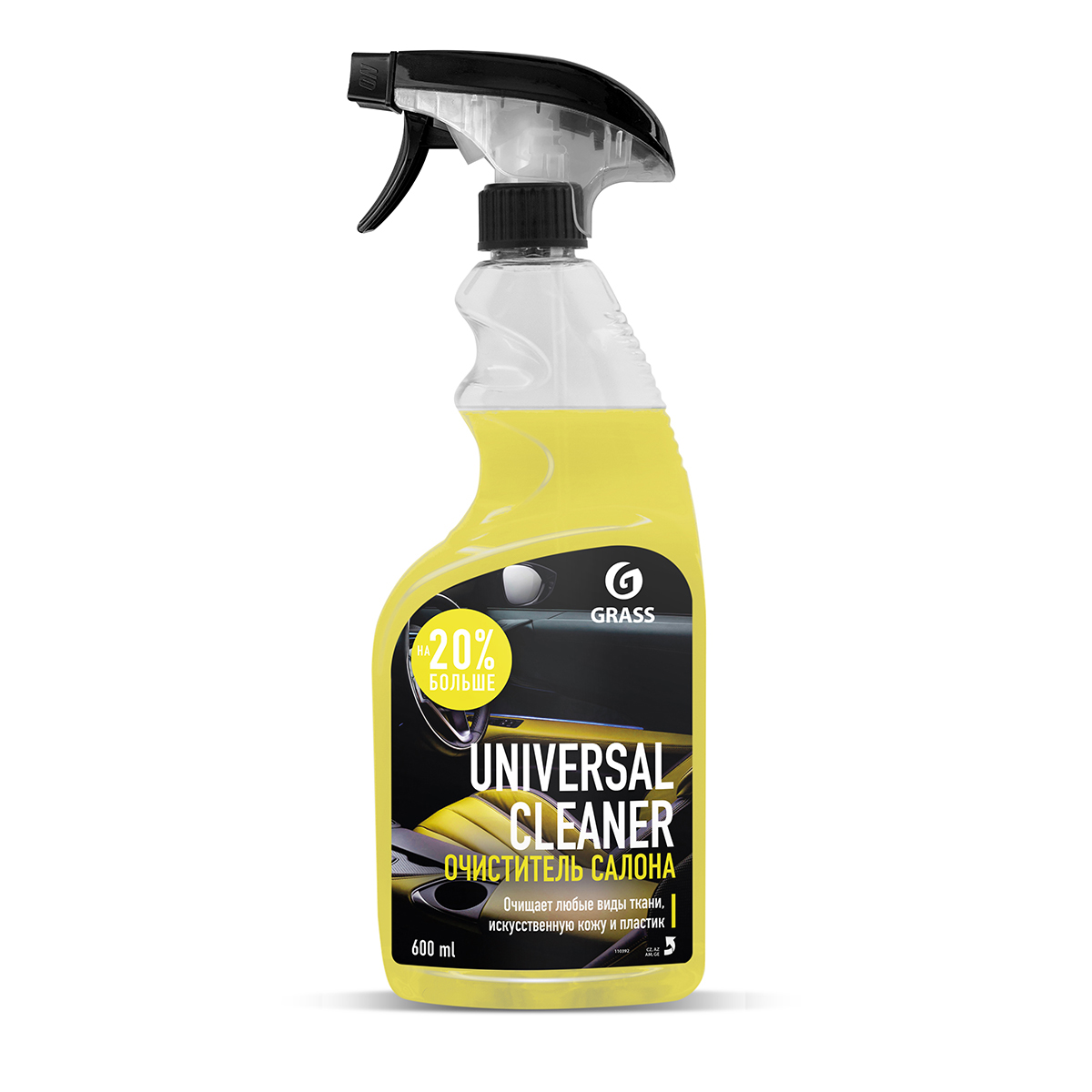 СРЕДСТВО ДЛЯ ОЧИСТКИ САЛОНА "UNIVERSAL CLEANER" 0,6 Л (1/6)  "GRASS" 