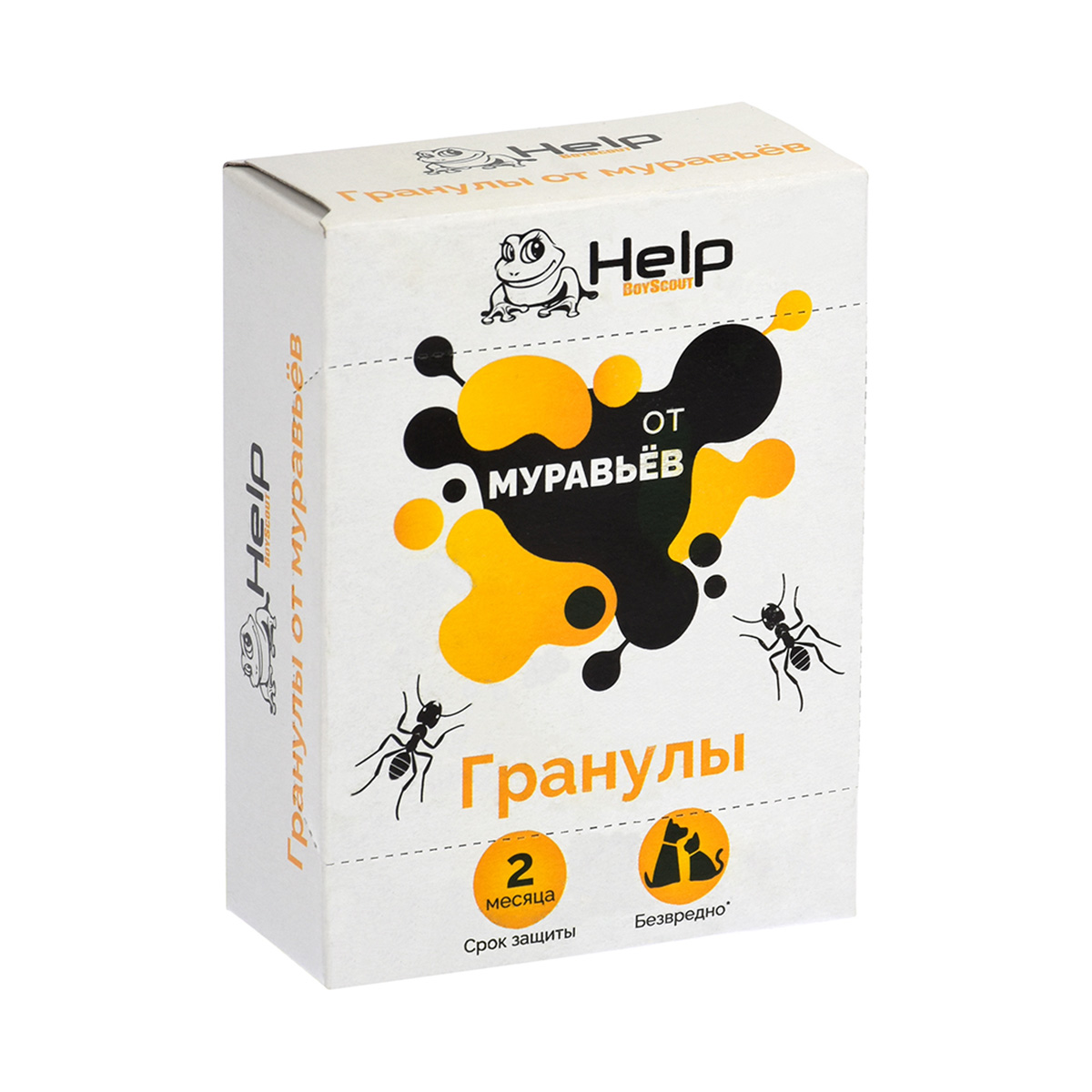 СРЕДСТВО ОТ МУРАВЬЕВ (ГРАНУЛЫ) 80 Г (1/22) "HELP" 80277 