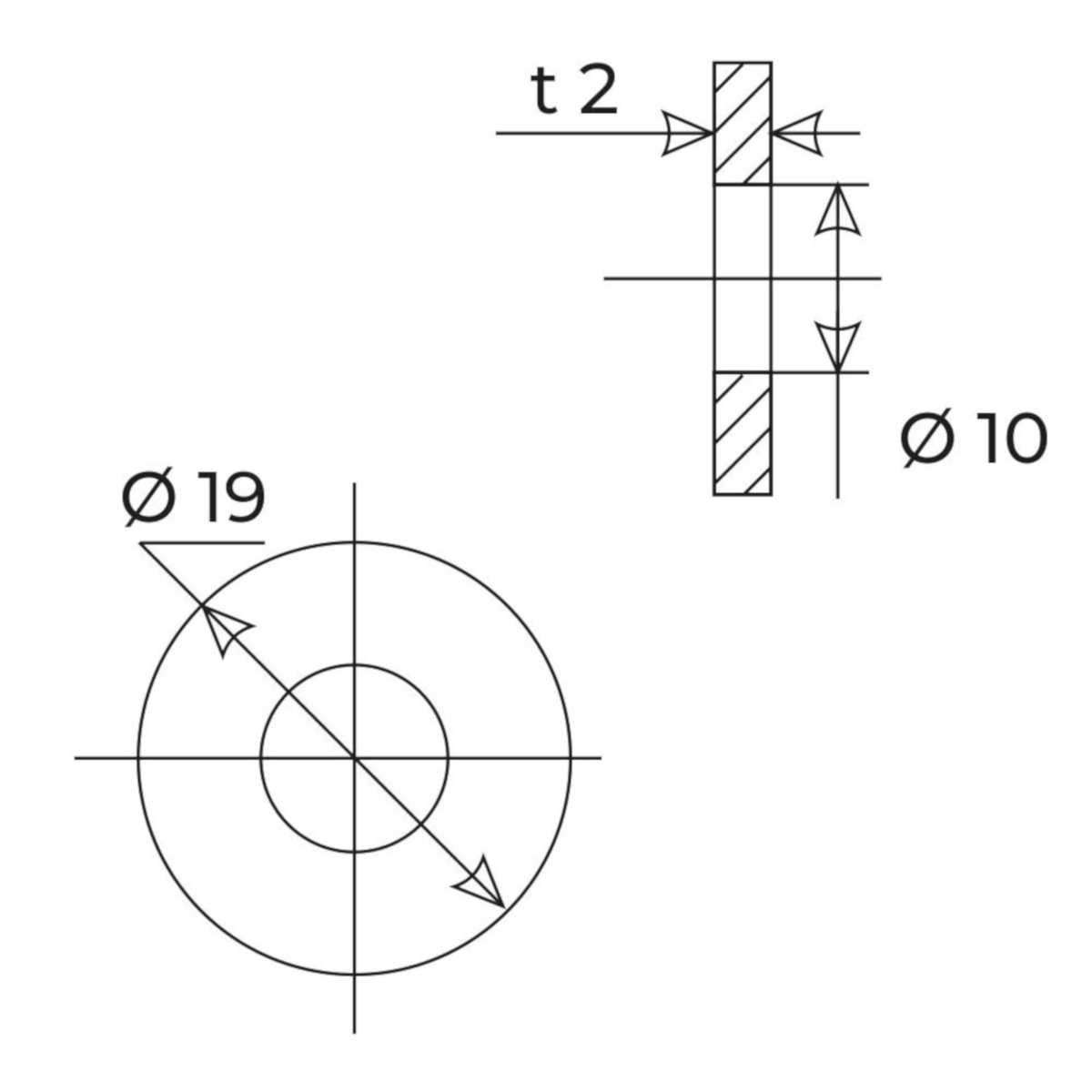 ПРОКЛАДКА ДЛЯ ВОДЫ 1/2" РЕЗИНОВАЯ (ЧЕРНАЯ) (10 ШТ.) (20/1000) "MASTERPROF" 