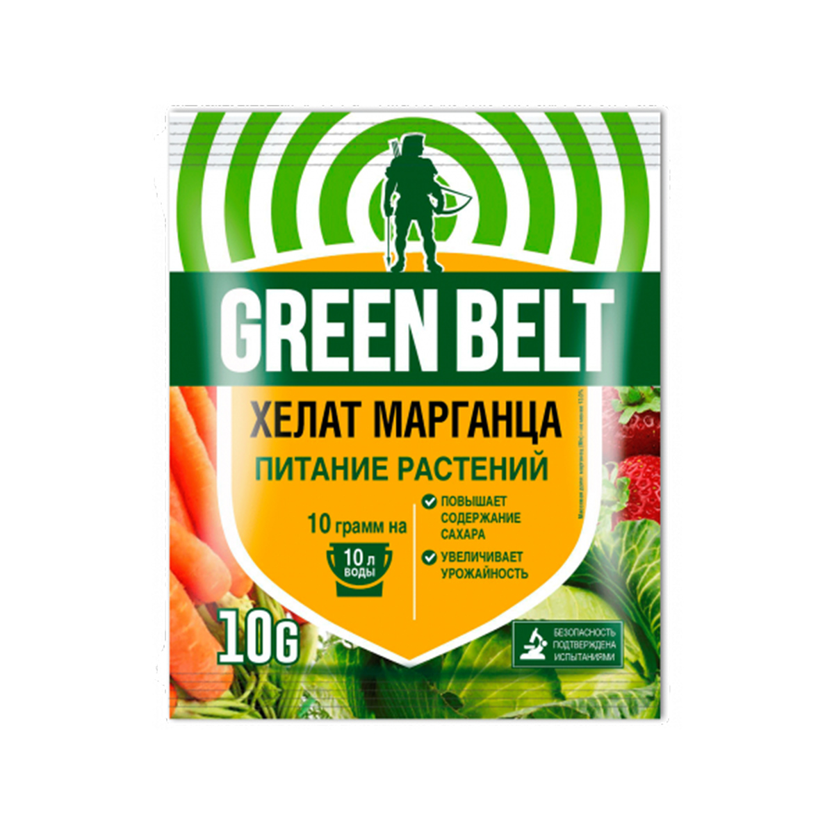 УДОБРЕНИЕ "ХЕЛАТ МАРГАНЦА" 10 Г (1/100) "GREEN BELT" 