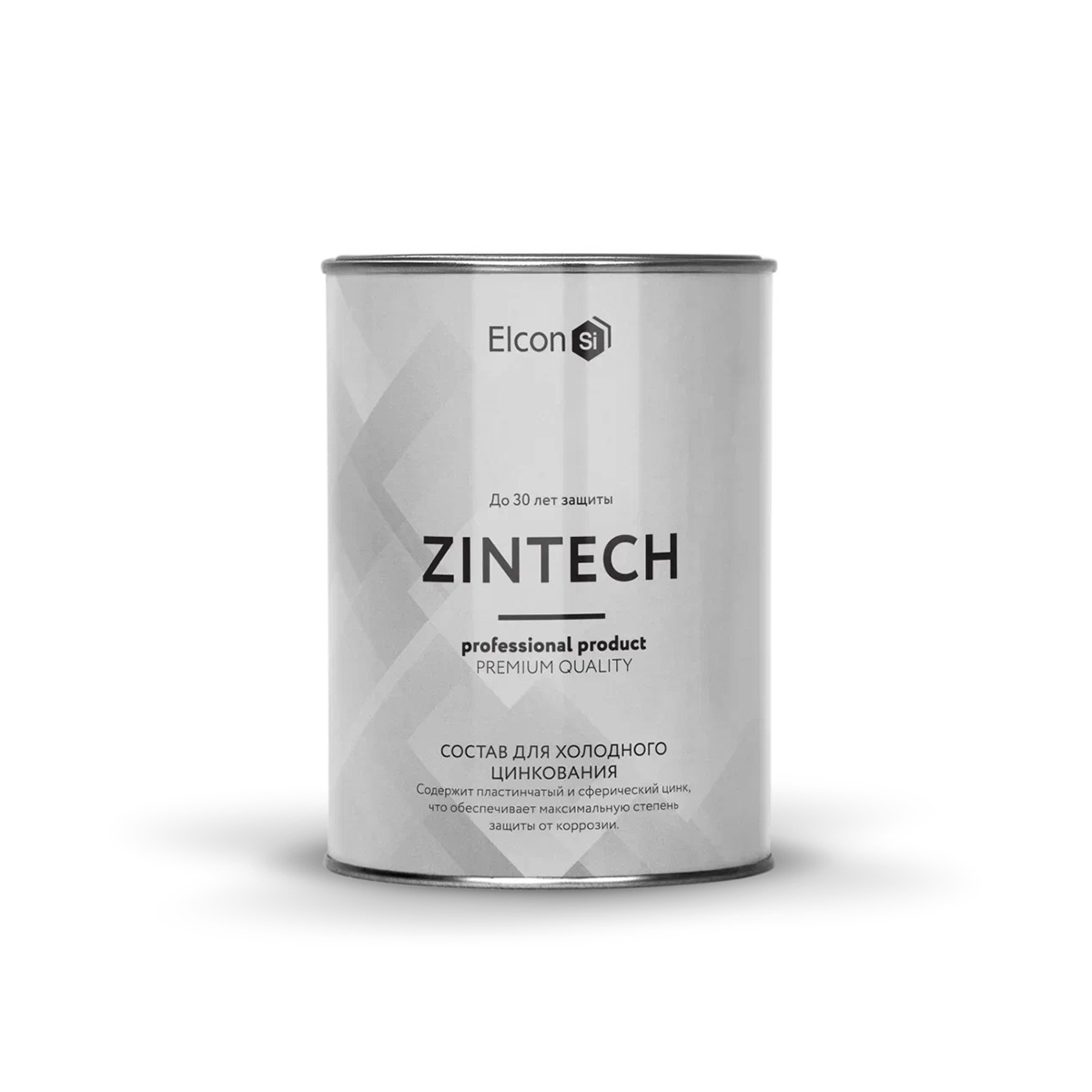 СОСТАВ ДЛЯ ХОЛОДНОГО ЦИНКОВАНИЯ "ZINTECH" СЕРЫЙ 1 КГ (1/12) "ELCON" 