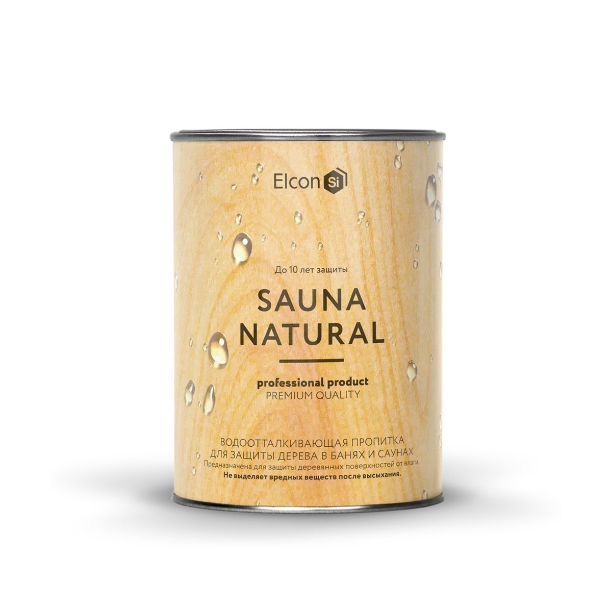 ПРОПИТКА ВОДООТТАЛКИВАЮЩАЯ ДЛЯ БАНИ И САУНЫ "SAUNA NATURAL" 0,9 Л (1/12) "ELCON" 