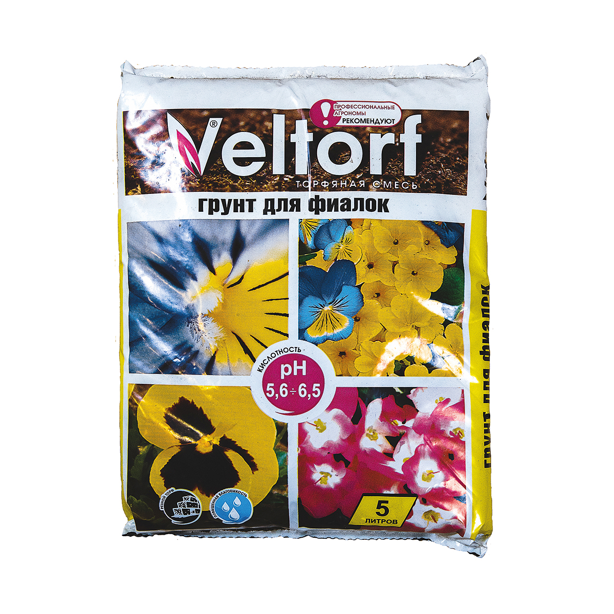 ГРУНТ ДЛЯ ФИАЛОК  5 Л (1) "VELTORF" 