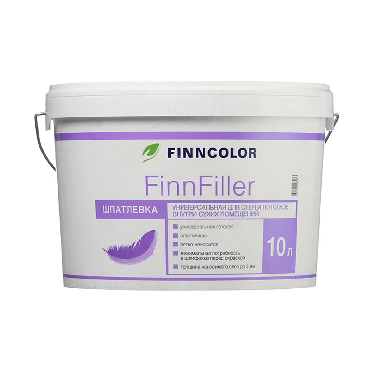 ШПАТЛЕВКА ФИНИШНАЯ "FINNFILLER" 10 Л (1) "FINNCOLOR" 